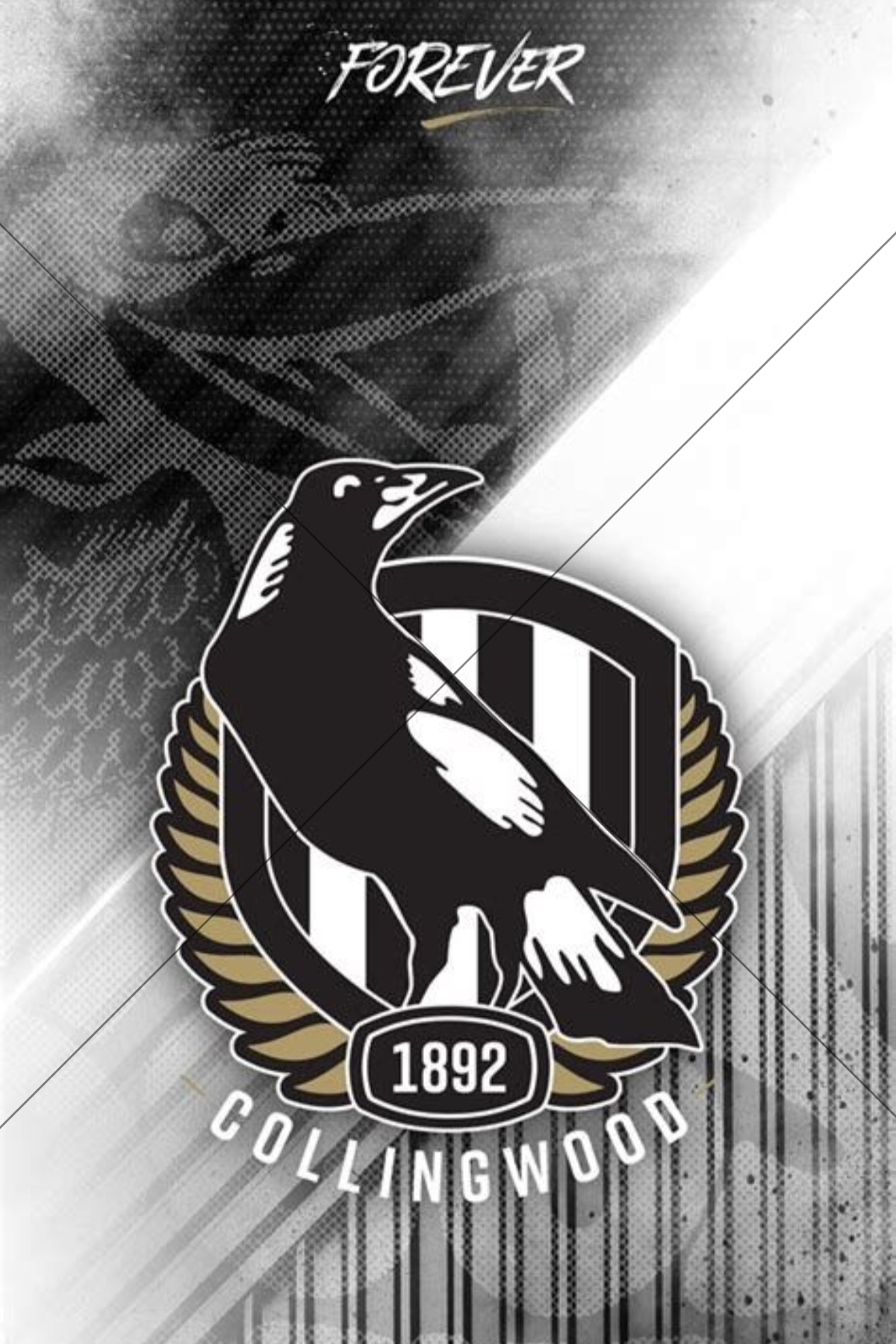Collingwood Football Club Iconic Magpie Emblem 6x4 Photo Print