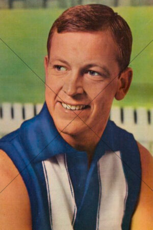 Allen Aylett North Melbourne Kangaroos 1964 Mobil Card Portrait 6x4 Photo Print
