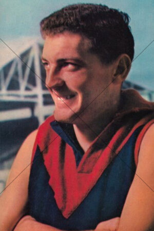 Brian Dixon Melbourne Demons 1964 Mobil Card Portrait 6x4 Photo Print