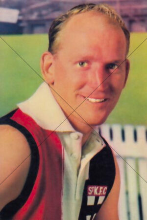 Darrel Baldock St Kilda Saints 1964 Mobil Card Portrait 6x4 Photo Print