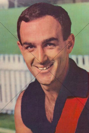 Jack Clarke Essendon Bombers 1964 Mobil Card 6x4 Photo Print