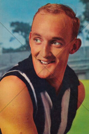 John Henderson Collingwood Magpies 1964 Mobil Card 6x4 Photo Print