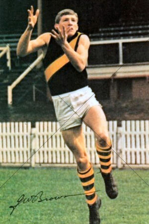 Bill Brown Richmond Tigers 1965 Mobil Card 6x4 Photo Print