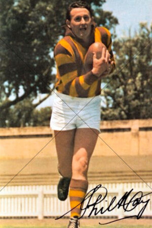 Phil Hay Hawthorn Hawks Running With Ball 6x4 Photo Print