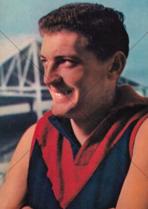 Brian Dixon - Melbourne Demons 1964 Mobil Card A4 Poster Print