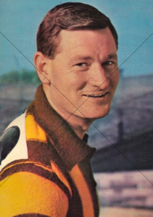 Graham Arthur - Hawthorn Hawks 1964 Mobil Card A4 Poster Print
