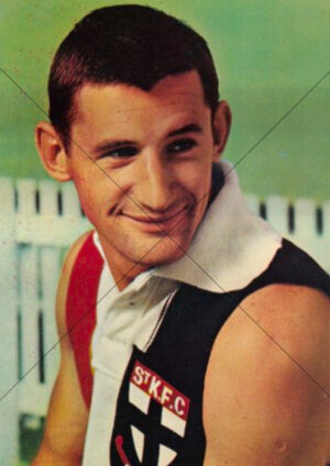 Jim Guyatt St Kilda Saints 1964 Mobil Card A4 Poster Print