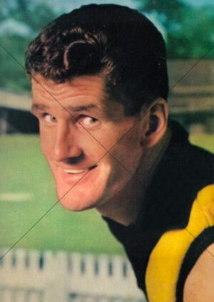 Pat Guinane Richmond Tigers 1964 Mobil Card A4 Poster Print