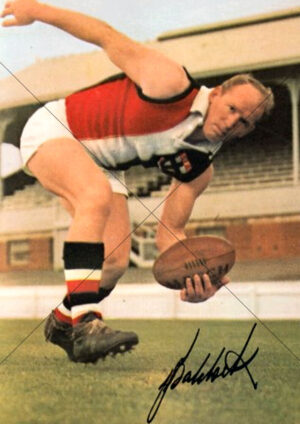 Darrel Baldock St Kilda Saints Low Pick Up A4 Poster Print