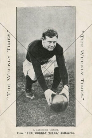 V. Gardiner Carlton Weekly Times 1910 6" x 4" Photo Print
