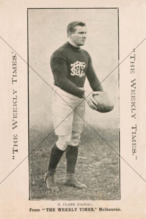 N. Clark Carlton Weekly Times Card 1910 6x4 Photo Print