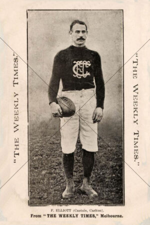 F. Elliott Carlton Weekly Times Card 1910 6x4 Photo Print