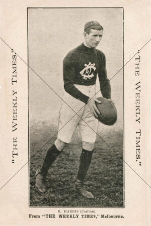 R. Harris Carlton Weekly Times Card 1910 6x4 Photo Print