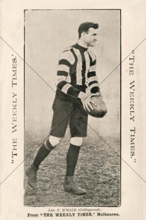 Jas F M'Hale Collingwood Weekly Times 1910 Card 6x4 Photo Print