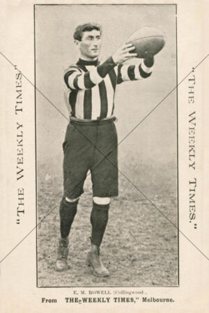 E M Rowell Collingwood Weekly Times 1910 Card 6x4 Photo Print
