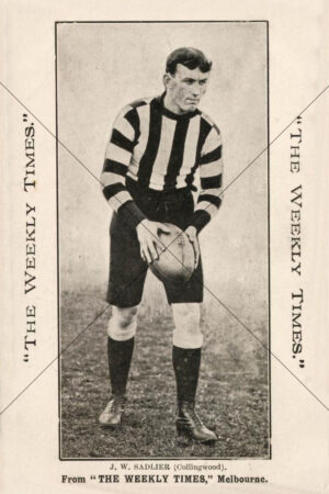 J W Sadlier Collingwood Weekly Times 1910 Card 6x4 Photo Print