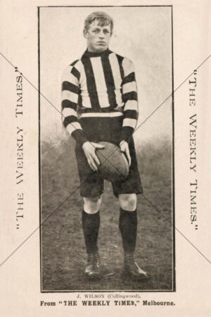 J Wilson Collingwood Weekly Times 1910 Card 6x4 Photo Print