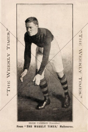 Ernie Cameron Essendon Weekly Times 1910 Card 6x4 Photo Print