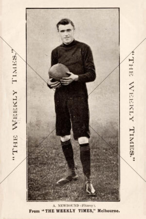 A. NEWBOUND Fitzroy Weekly Times 1910 Portrait With Ball 6x4 Photo Print