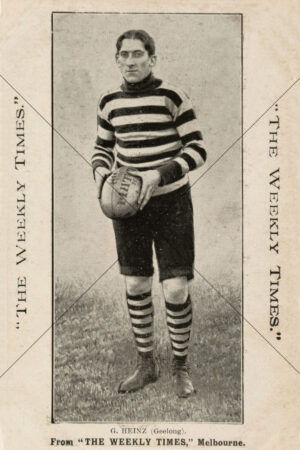 G. Heinz Geelong Striped Guernsey Weekly Times 1910 6x4 Photo Print
