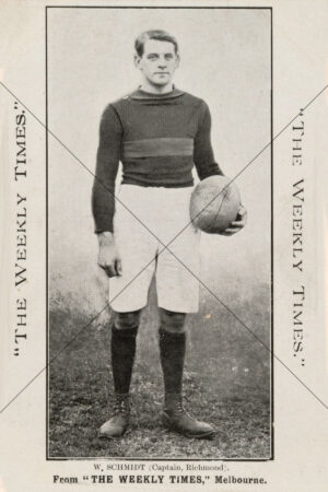 W. Schmidt Richmond Captain Portrait Weekly Times 1910 6x4 Photo Print