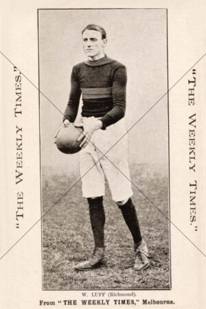 W. Luff Richmond Weekly Times 1910 Card 6x4 Photo Print