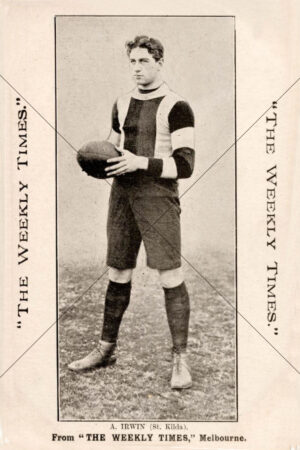 A. Irwin St Kilda Weekly Times 1910 Card 6x4 Photo Print