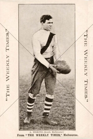 A. Hiskins South Melbourne 1910 Weekly Times Card 6x4 Photo Print