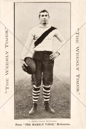 A. Kerr South Melbourne 1910 Weekly Times Card 6x4 Photo Print