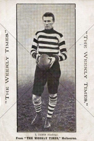 L. James Geelong Striped Guernsey 6x4 Photo Print