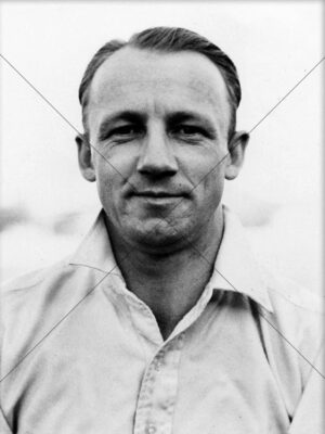 Donald Bradman Vintage Cricket Portrait 6x8 Photo Print