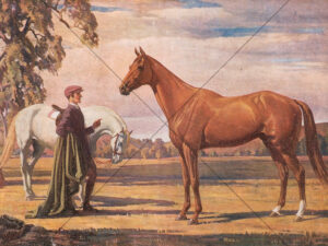 Phar Lap In Training Vintage Artwork 6x8 Photo Print