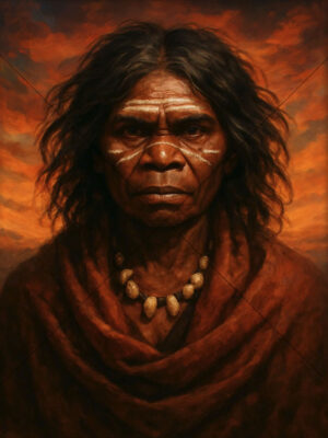 Truganini Aboriginal Tasmanian Woman Portrait 6x8 Photo Print