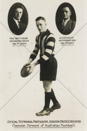 Gordon (Nuts) Coventry Testimonial Portrait 1937 6x4 Photo Print