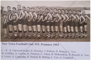 New Town Football Club Premiers 1953 Team Lineup 6x4 Photo Print
