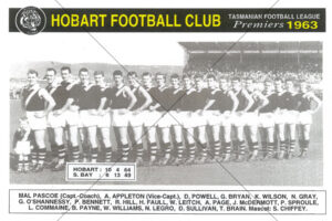 Hobart Football Club Premiers 1963 Team Photo 6" x 4" Photo Print