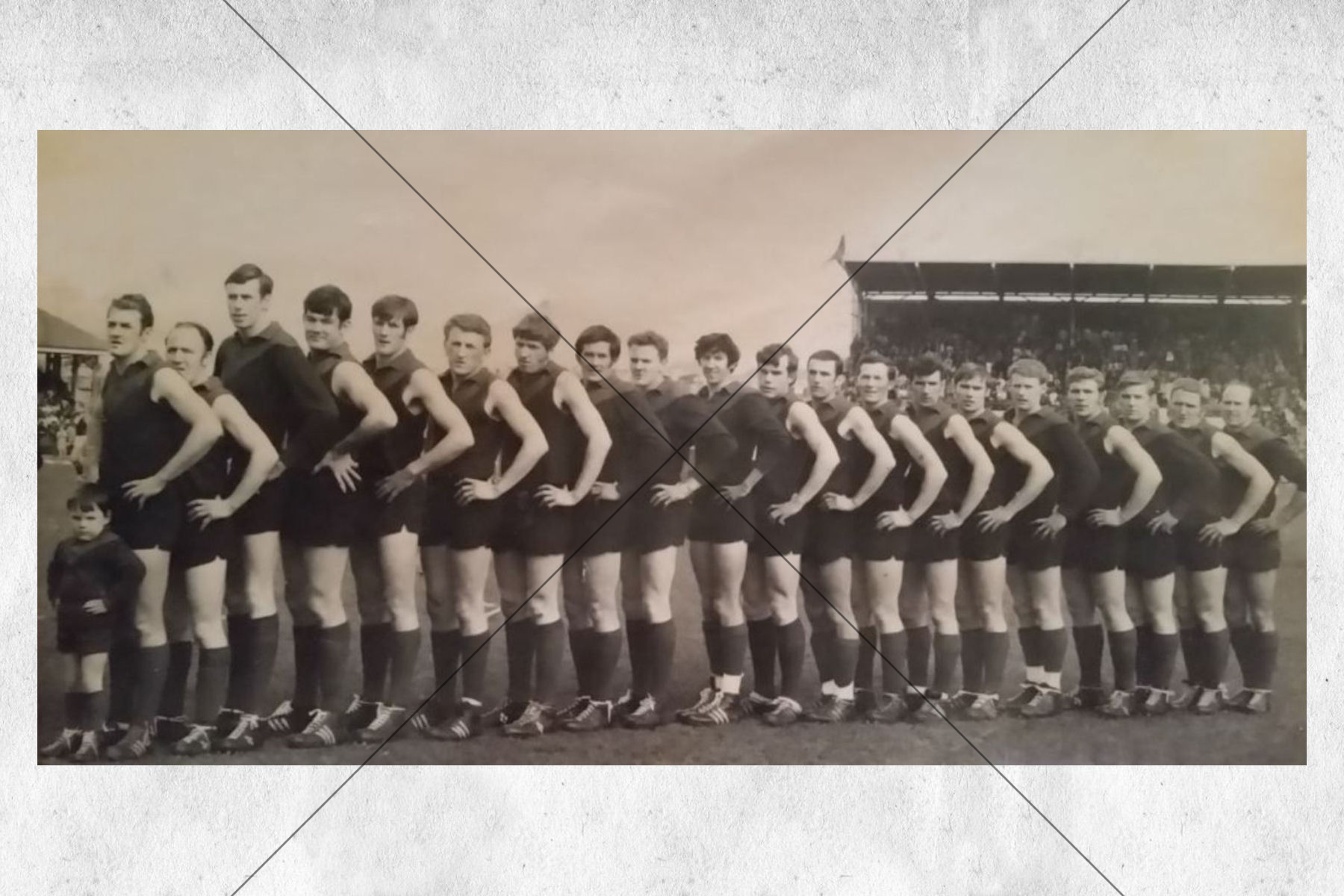 North Hobart FC 1969 Premiership Team 6x4 Photo Print
