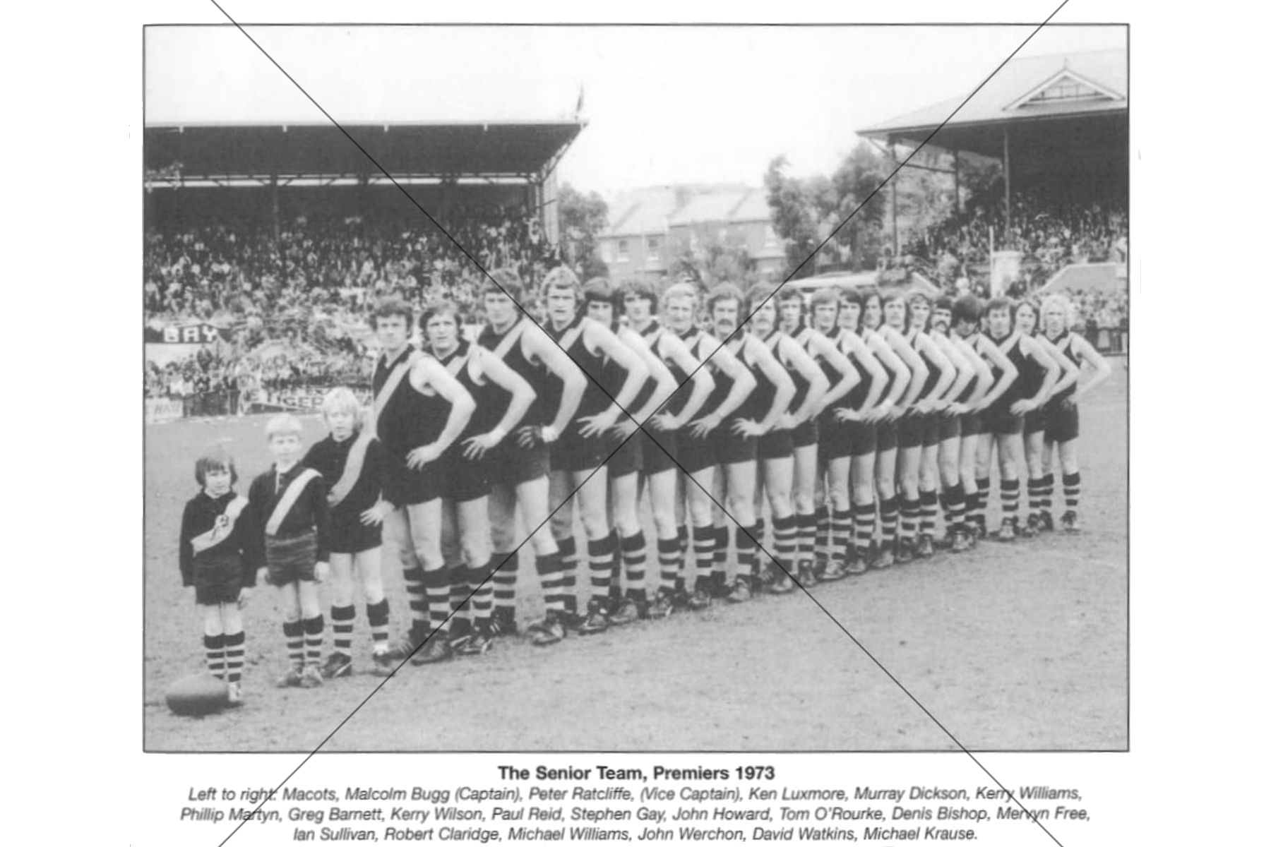 Hobart FC 1973 Senior Team Premiers 6x4 Photo Print