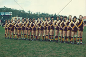 HFC Premiers 1980 Team Line Ground Photo 6x4 Photo Print