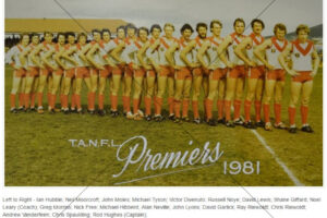 Clarence TANFL Premiers 1981 Team Line Photo 6x4 Photo Print