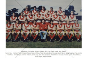 Clarence Team Portrait Seated Rows 1984 6x4 Photo Print