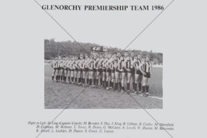 GDFC Premiers 1986 Team Line Photo 6x4 Photo Print