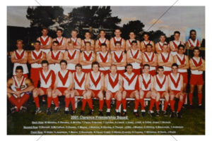 Clarence FC 2001 Premiership Squad Team Photo 6" x 4" Photo Print