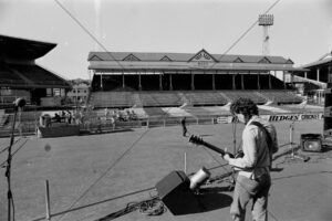 Bob Starkie Soundcheck At WACA Perth 1975 6x4 Photo Print