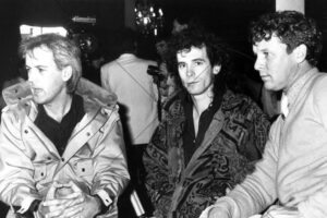 Bob Starkie With Greg Macainsh And Shirley Strachan 6x4 Photo Print