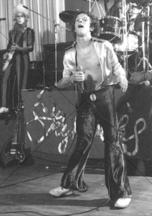 Skyhooks Singer Live On Stage With Mic A4 Poster Print