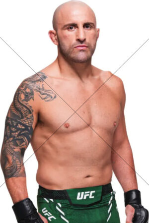 Alexander Volkanovski Studio Portrait Green Shorts 6x4 Photo Print
