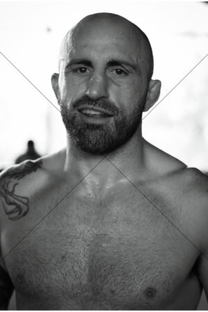 Alexander Volkanovski Black And White Gym Portrait 6x4 Photo Print