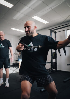 Alexander Volkanovski Cable Training Gym Shot A4 Poster Print