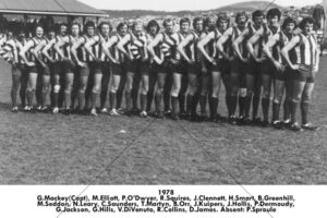 Sandy Bay Team Lineup 1978 6x4 Photo Print